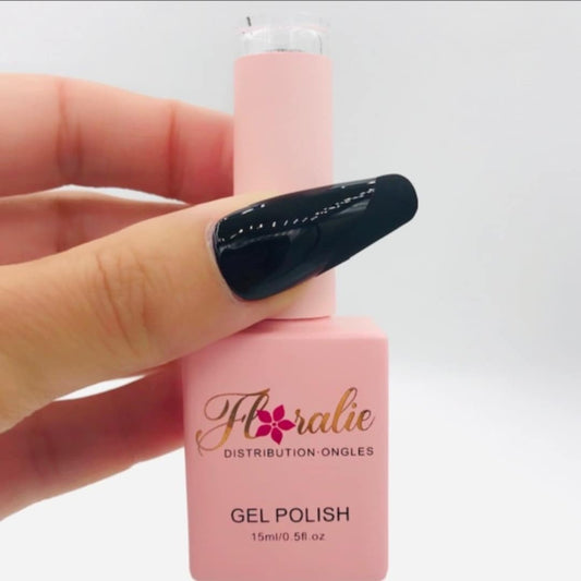 vernis au gel Floralie noir