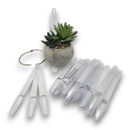 Bâtons démonstrateurs ballerine transparents (50)