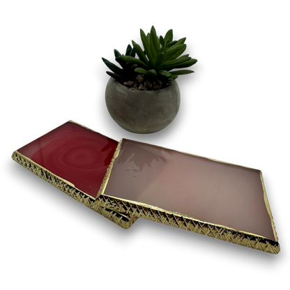 Palette de mélange de couleurs rectangle