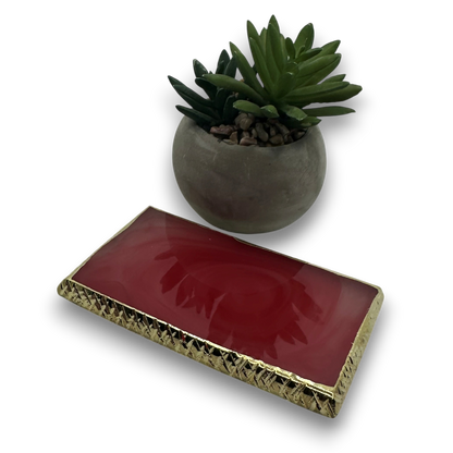 Palette de mélange de couleurs rectangle