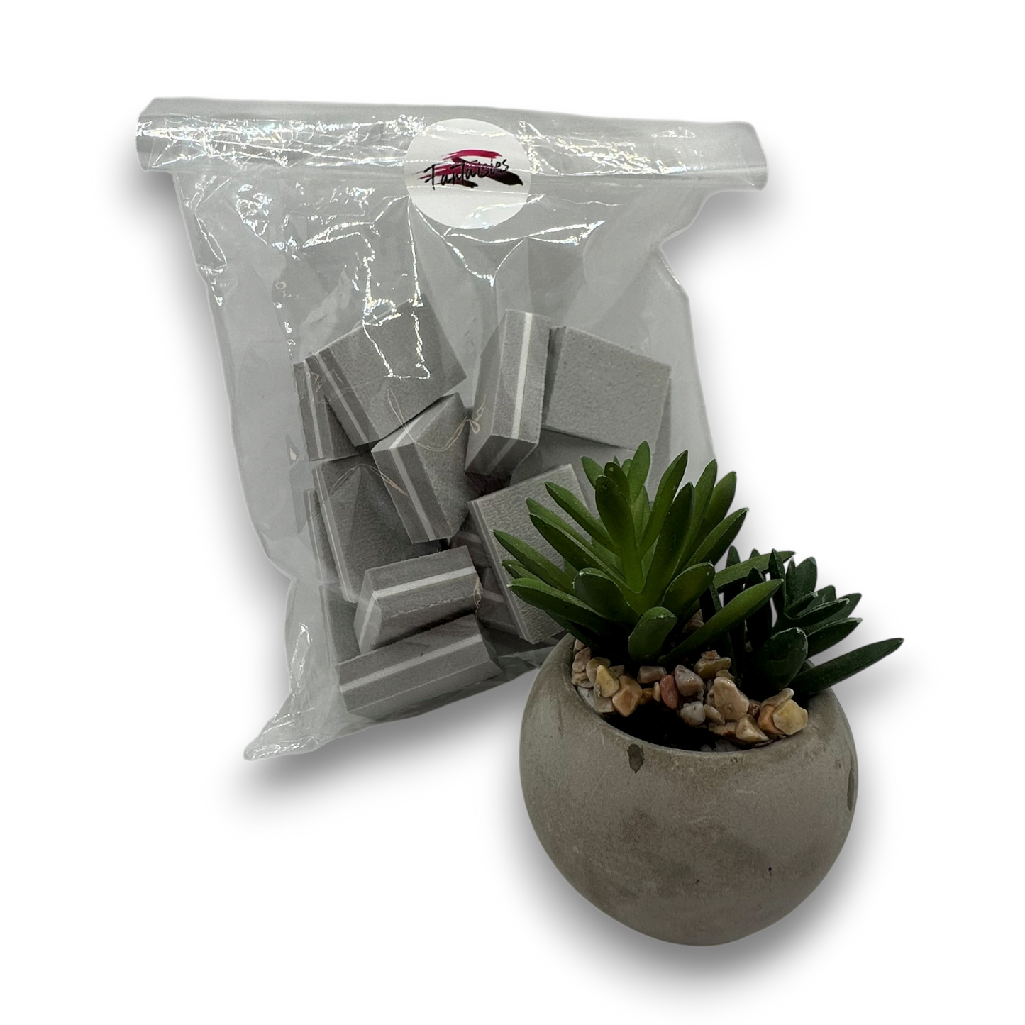 Bloc buffer rose,gris ou blanc